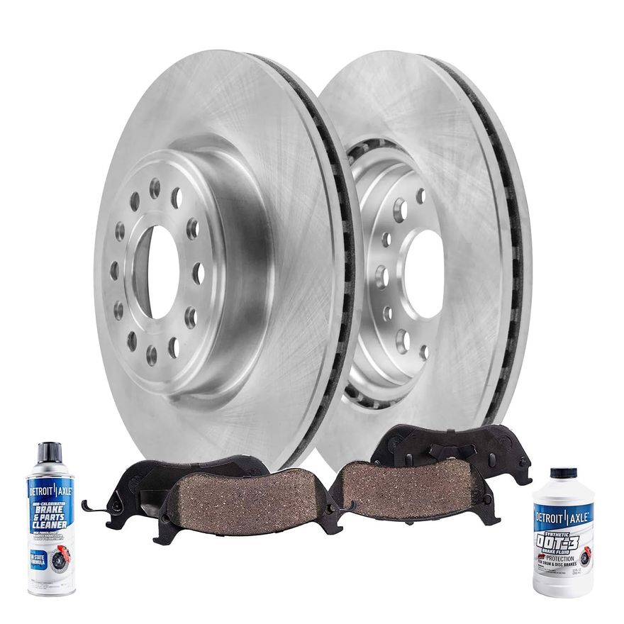 Main Image - Front Disc Rotors Brake Pads