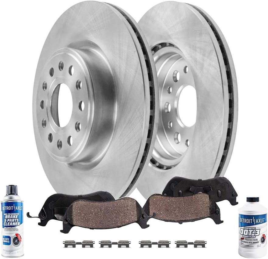 Main Image - Rear Disc Rotors Brake Pads