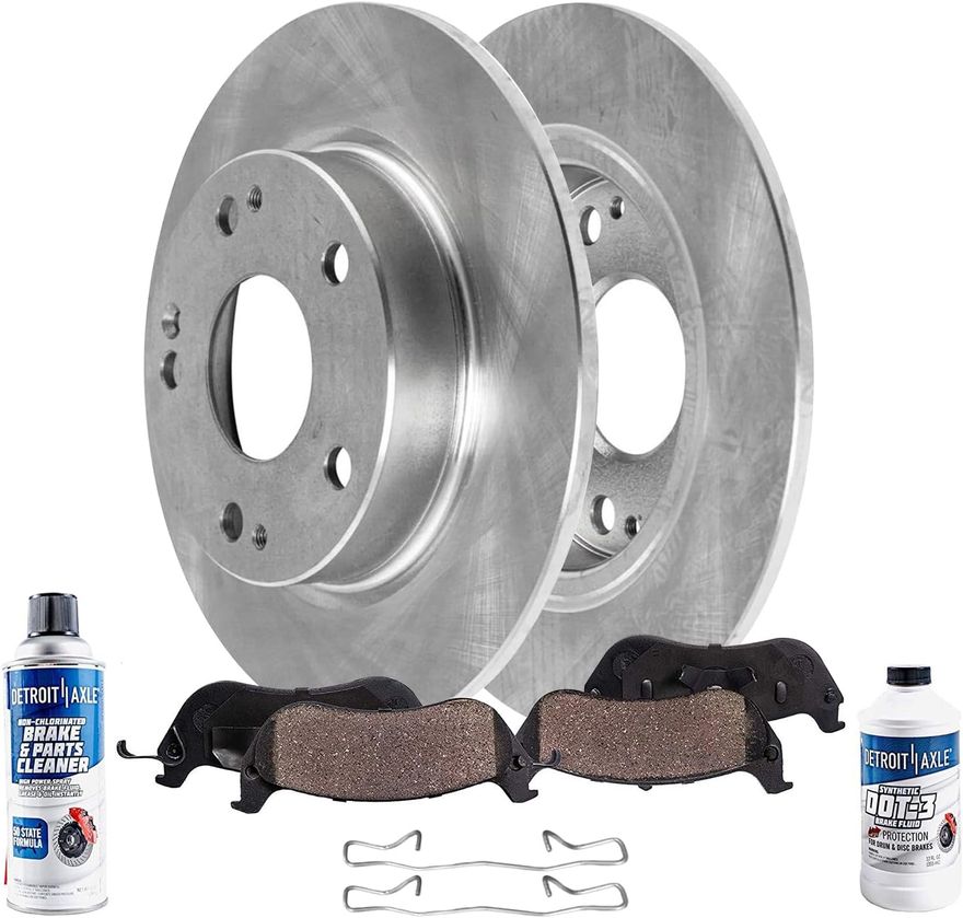 Main Image - Rear Disc Rotors Brake Pads Kit