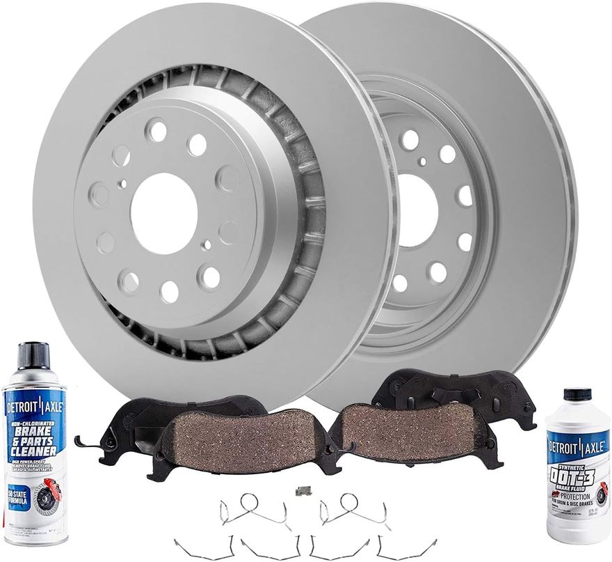 Main Image - Rear Disc Rotors Brake Pads Kit