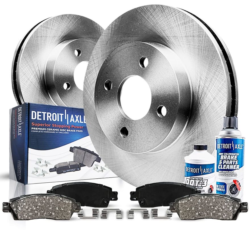 Main Image - Front Disc Rotors Brake Pads Kit