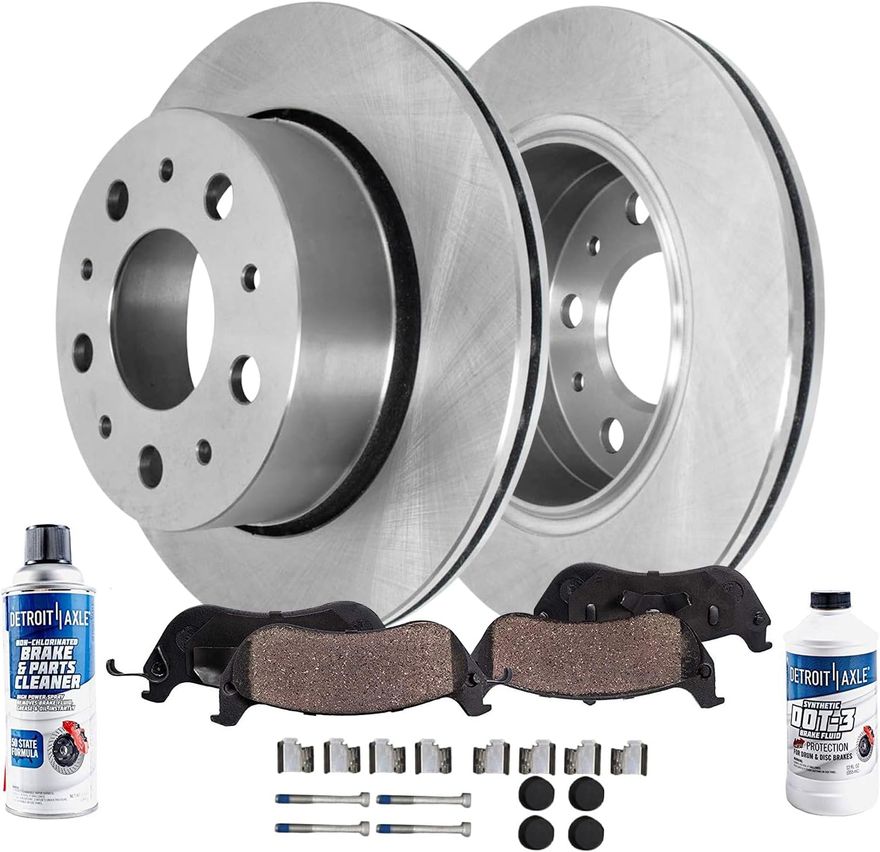 Main Image - Rear Disc Rotors Brake Pads Kit