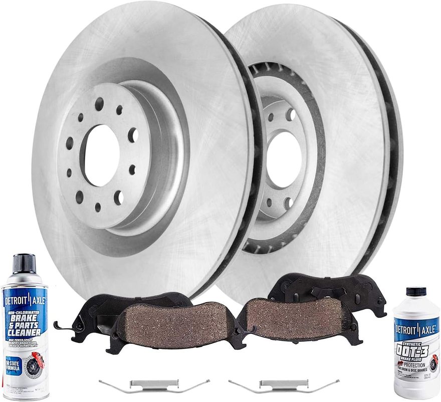 Main Image - Front Disc Rotors Brake Pads Kit