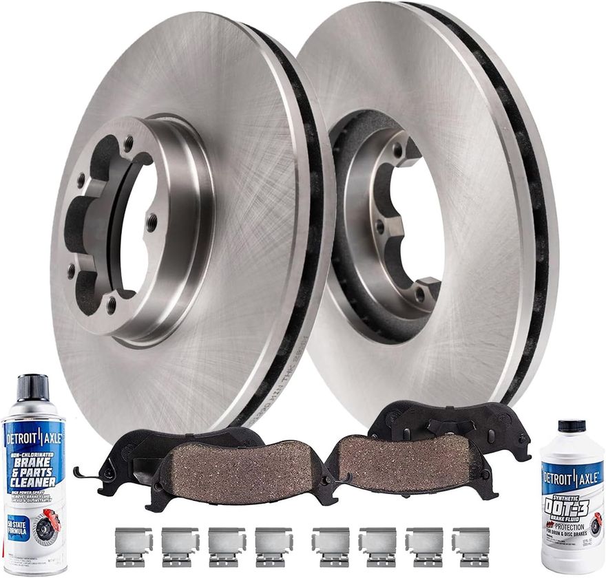 Main Image - Front Disc Rotors Brake Pads Kit
