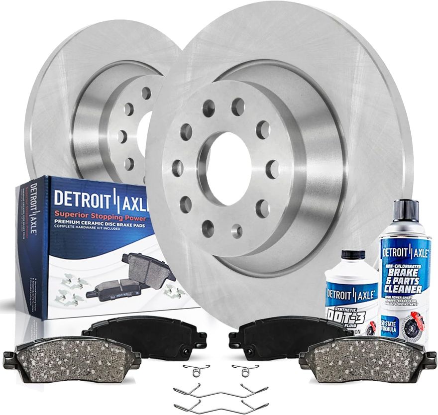 Main Image - Rear Disc Rotors Brake Pads Kit