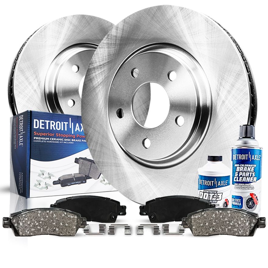 Main Image - Front Disc Rotors Brake Pads Kit