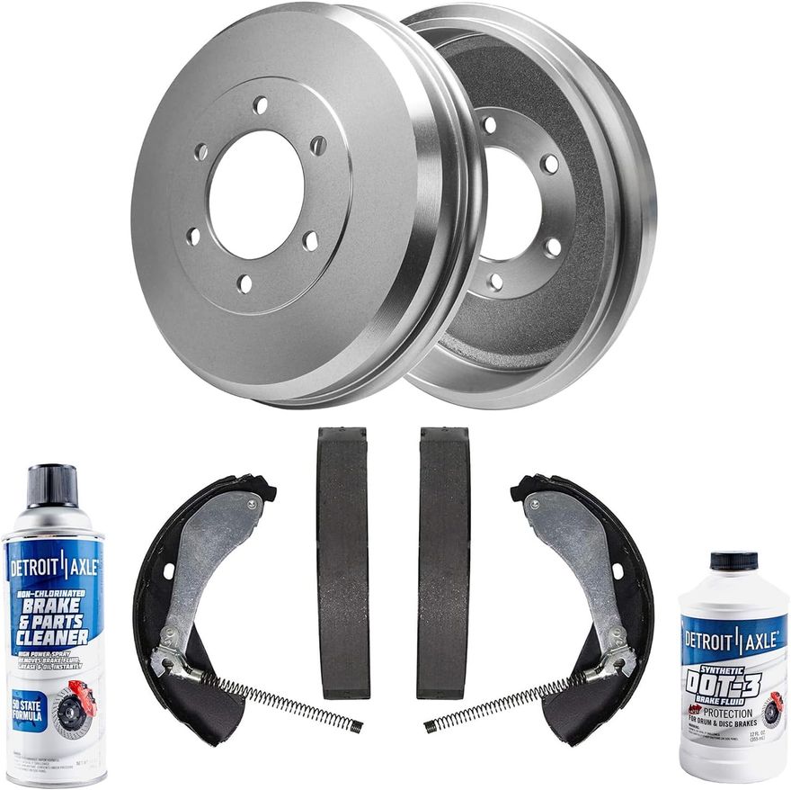 Main Image - Rear Brake Drums Shoes Kit