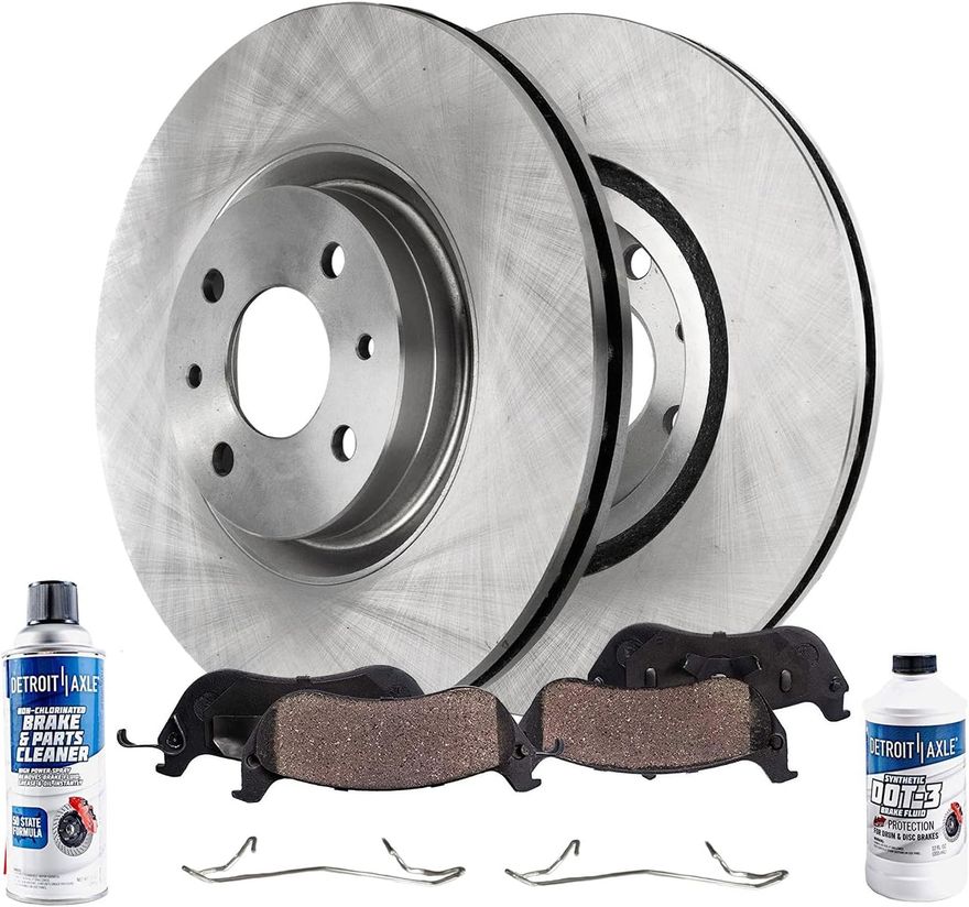 Main Image - Front Disc Rotors Brake Pads Kit