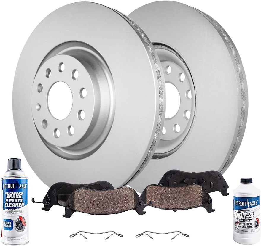 Main Image - Front Disc Rotors Brake Pads Kit