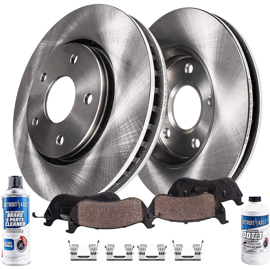 Main Image - Front Disc Rotors Brake Pads Kit
