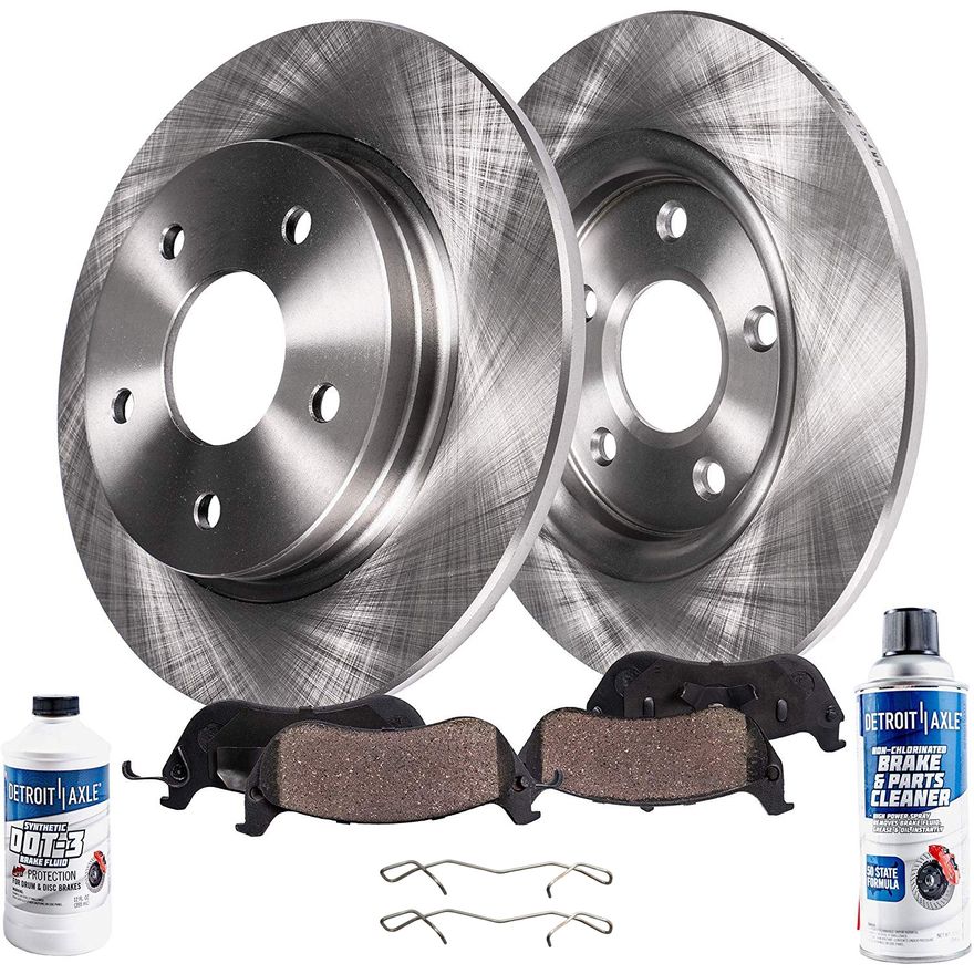 Main Image - Rear Disc Rotors Brake Pads Kit