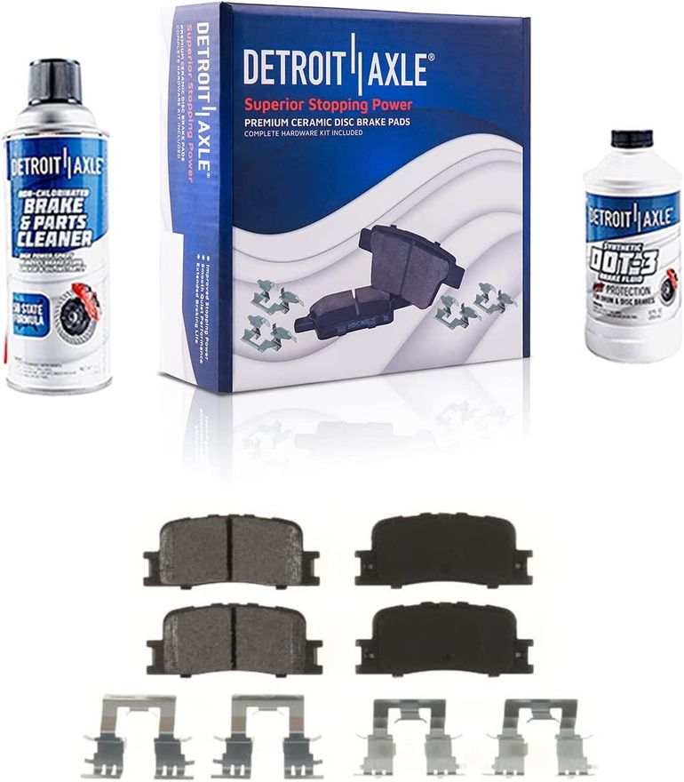 Rear Ceramic Brake Pads - P-885 x2