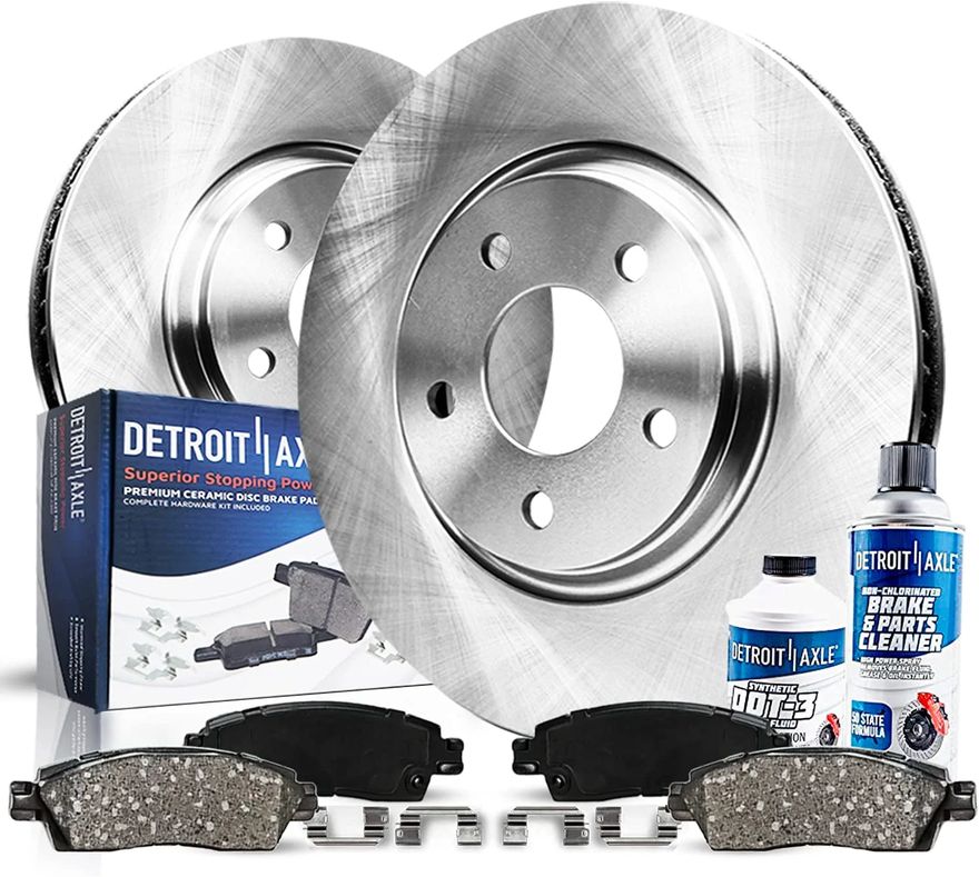 Main Image - Front Disc Rotors Brake Pads