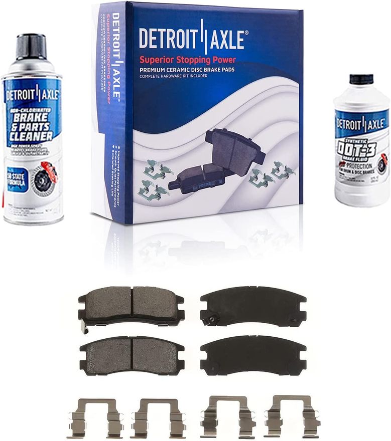 Rear Ceramic Brake Pad - P-383 x2