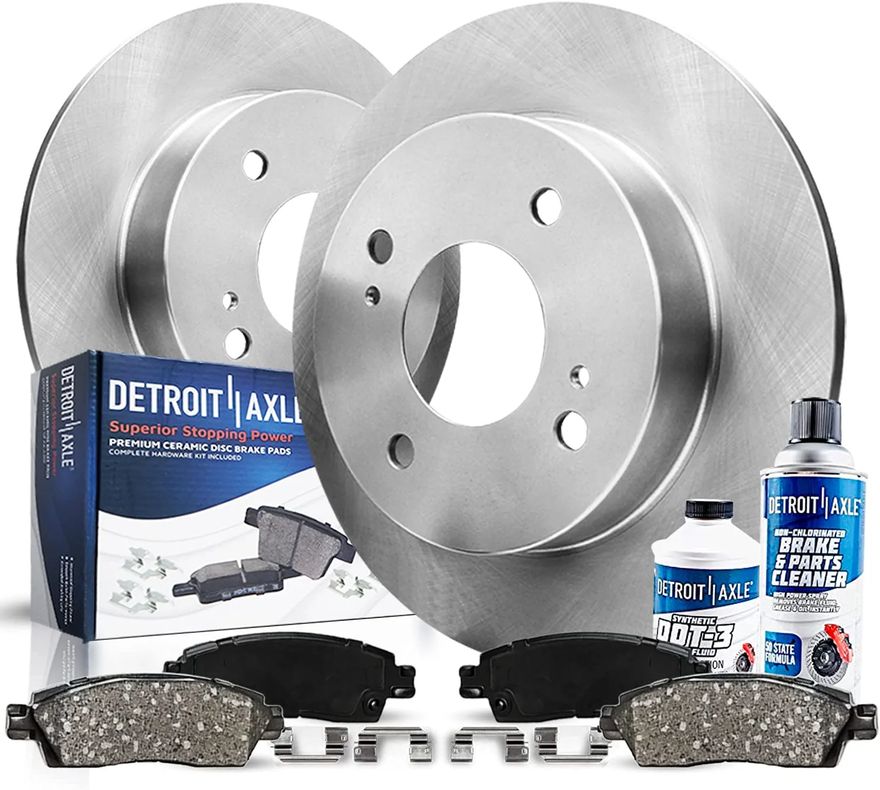 Main Image - Rear Disc Rotors Brake Pads