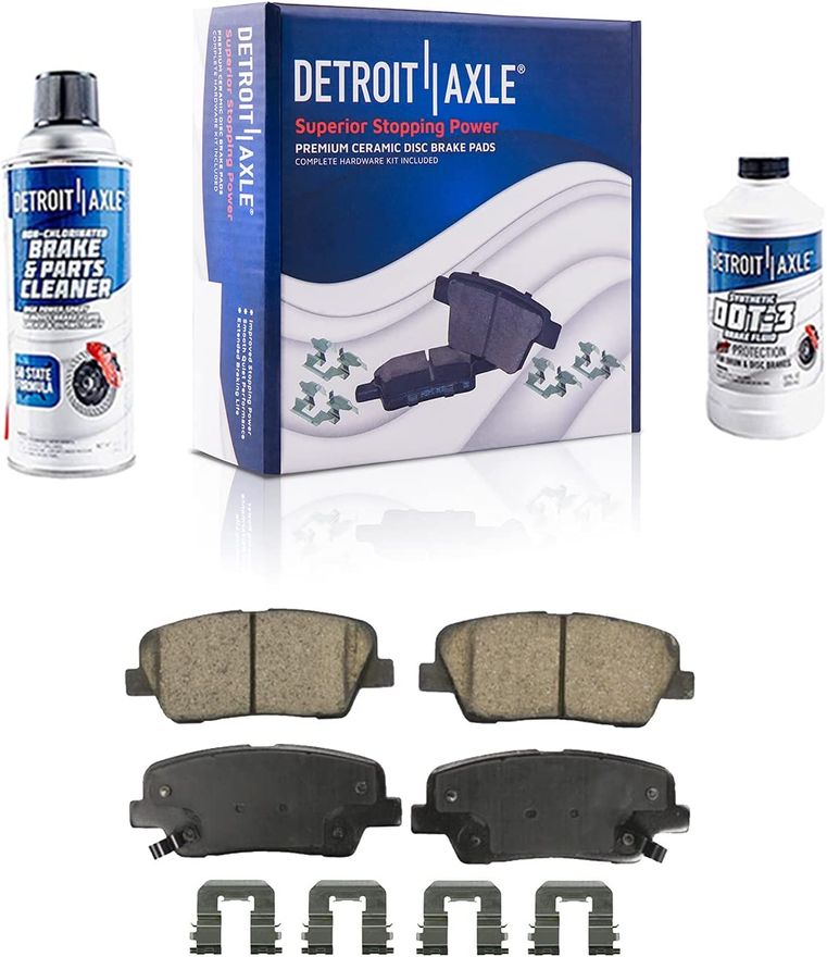 Rear Ceramic Brake Pad - P-1284 x2