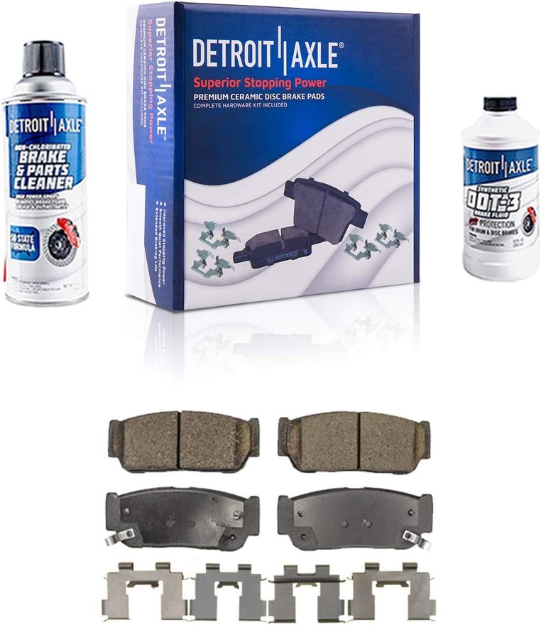 Rear Ceramic Brake Pads - P-954 x2