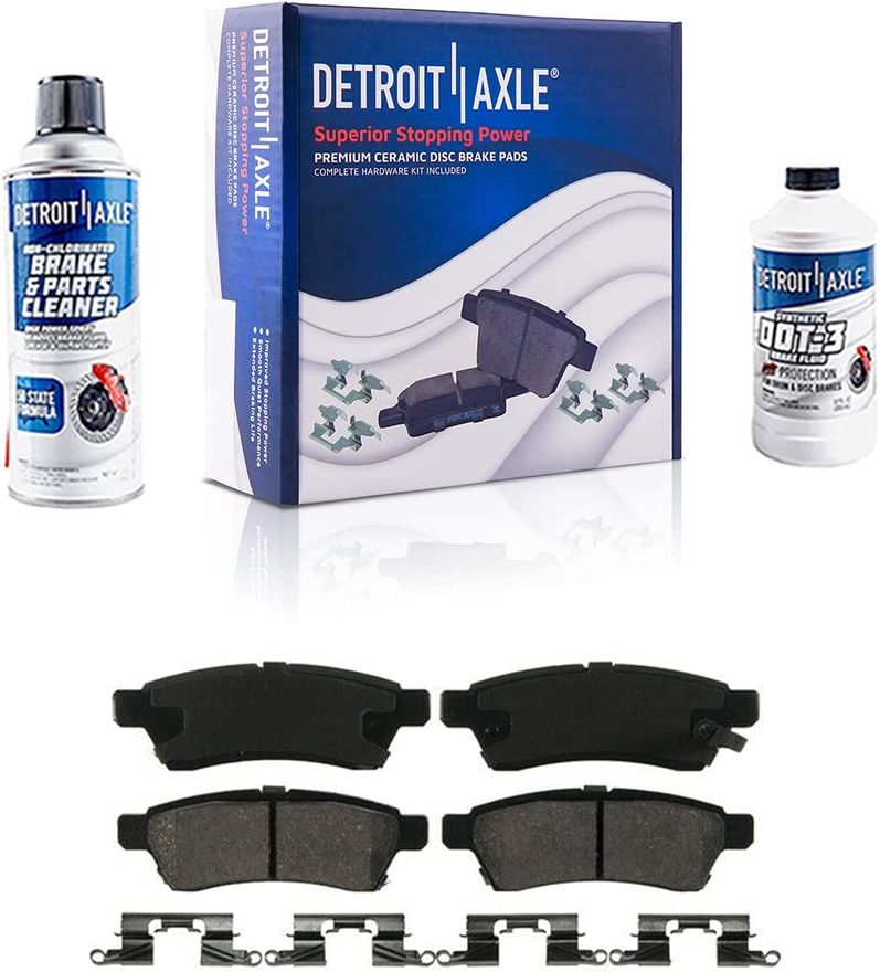 Rear Ceramic Brake Pad - P-1100 x2