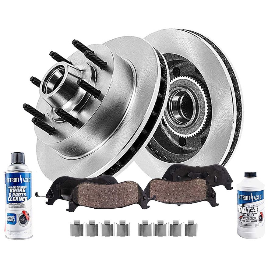 Main Image - Front Disc Rotors Brake Pads