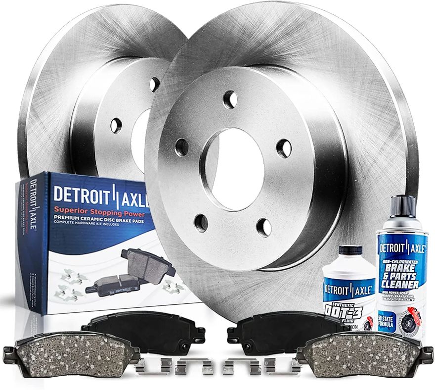 Main Image - Front Disc Rotors Brake Pads