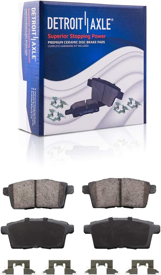 Rear Ceramic Brake Pad - P-1259 x2