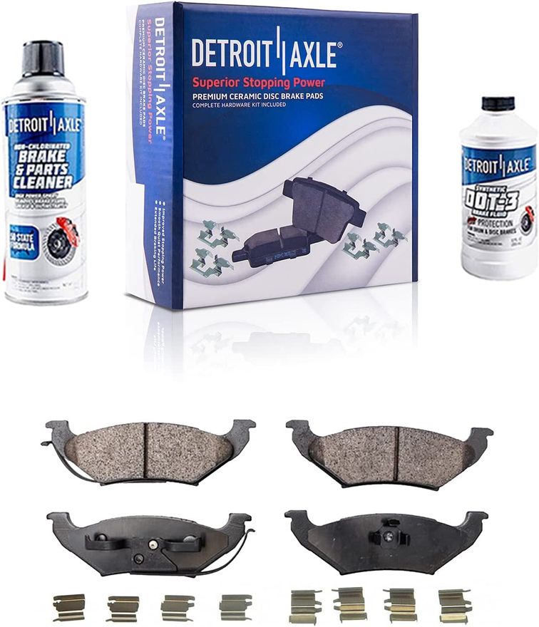 Rear Ceramic Brake Pad - P-544 x2