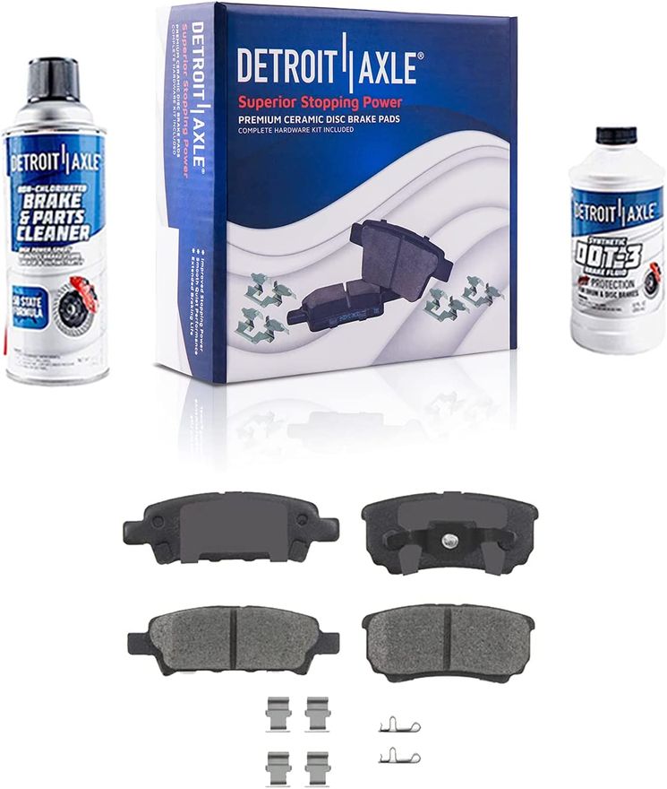 Rear Ceramic Brake Pads - P-1037 x2