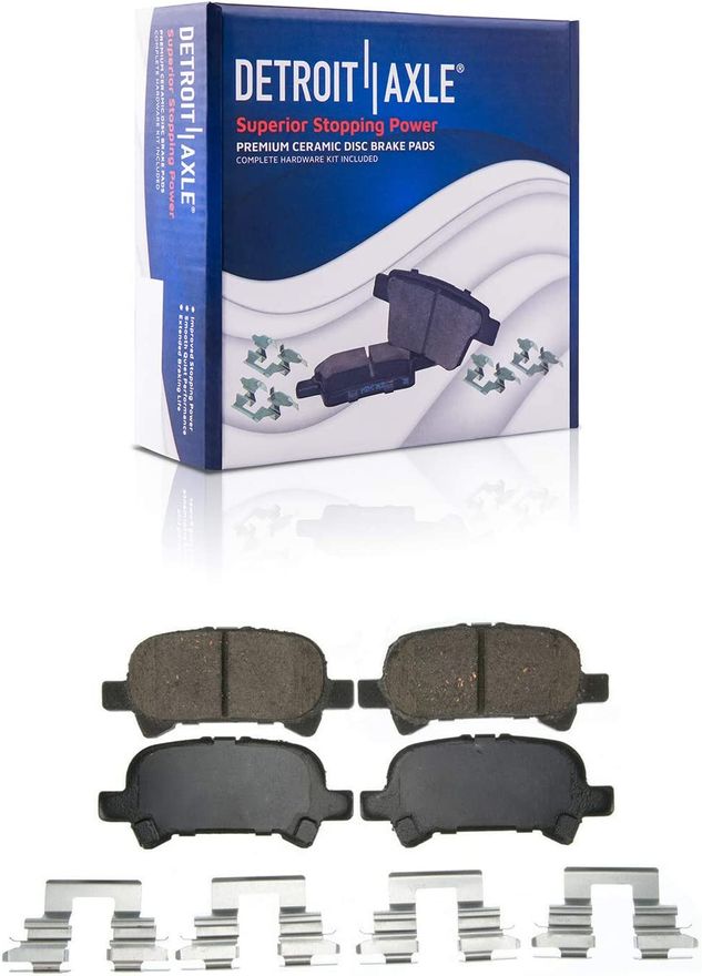 Rear Ceramic Brake Pads - P-828 x2