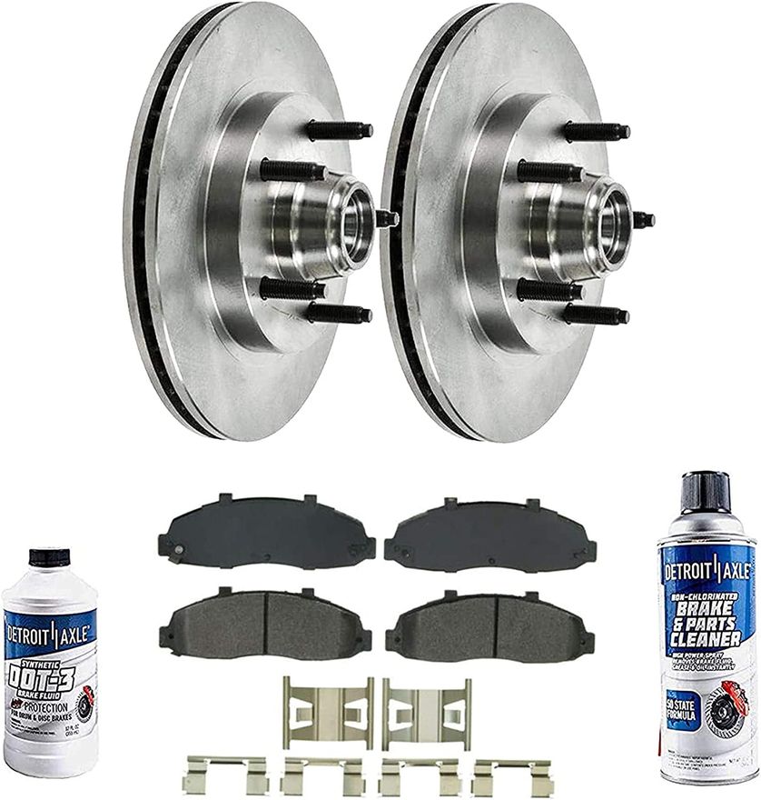 Main Image - Front Disc Rotors Brake Pads