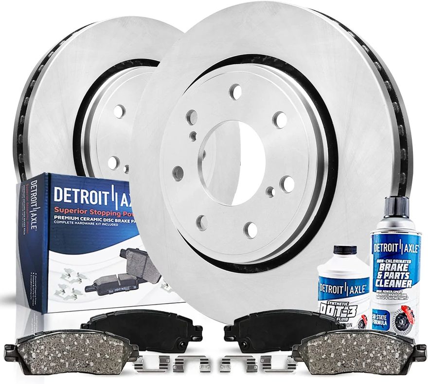 Main Image - Front Disc Rotors Brake Pads