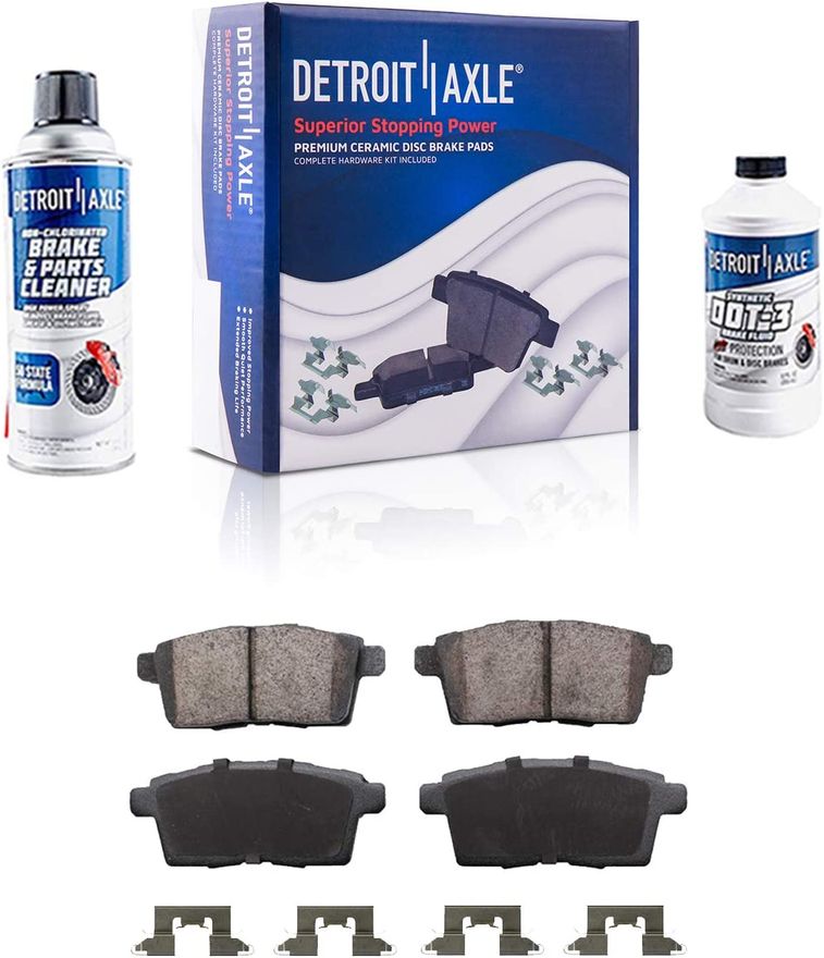 Rear Ceramic Brake Pad - P-1259 x2