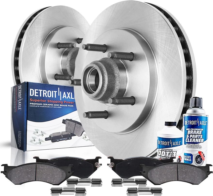 Main Image - Front Disc Rotors Brake Pads