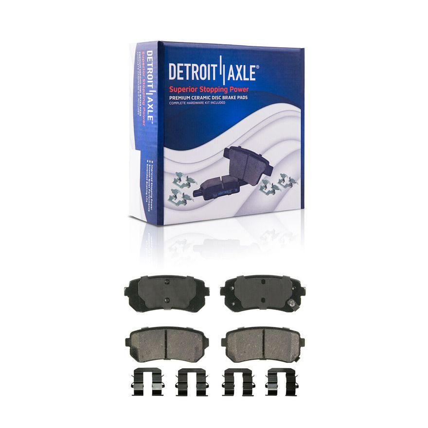 Rear Ceramic Brake Pad - P-1398 x2