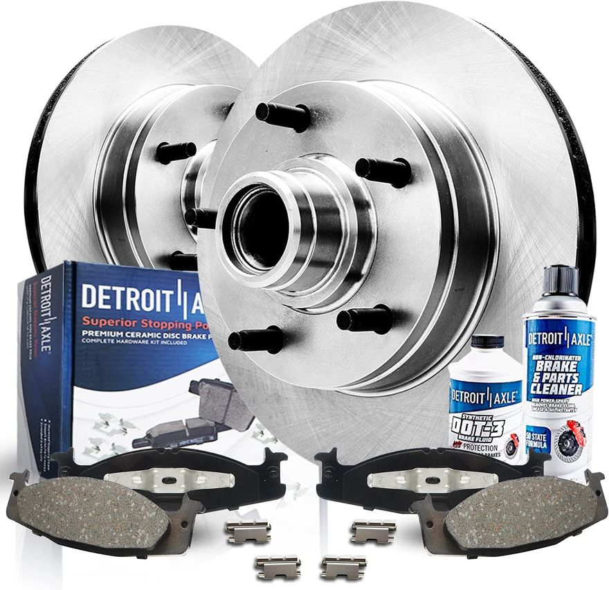 Main Image - Front Disc Rotors Brake Pads