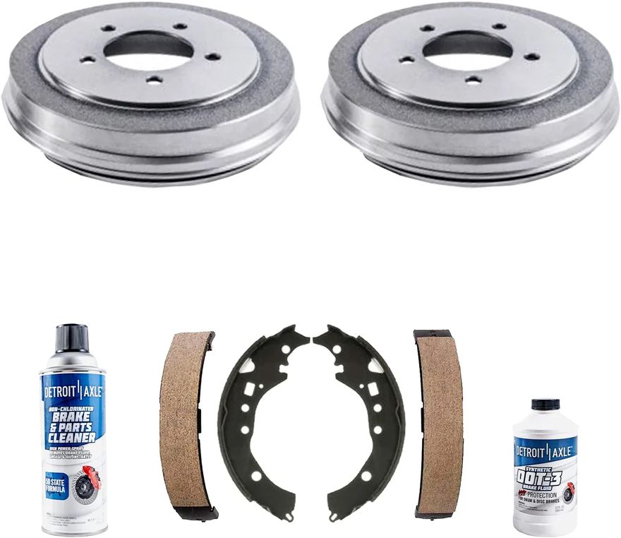 Main Image - Rear Brake Drums Brake Shoes