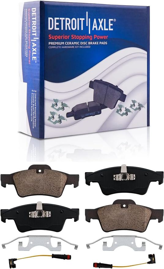 Rear Ceramic Brake Pad - P-1122 x2