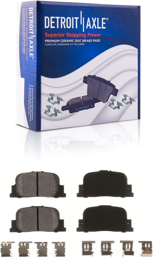 Rear Ceramic Brake Pad - P-835 x2