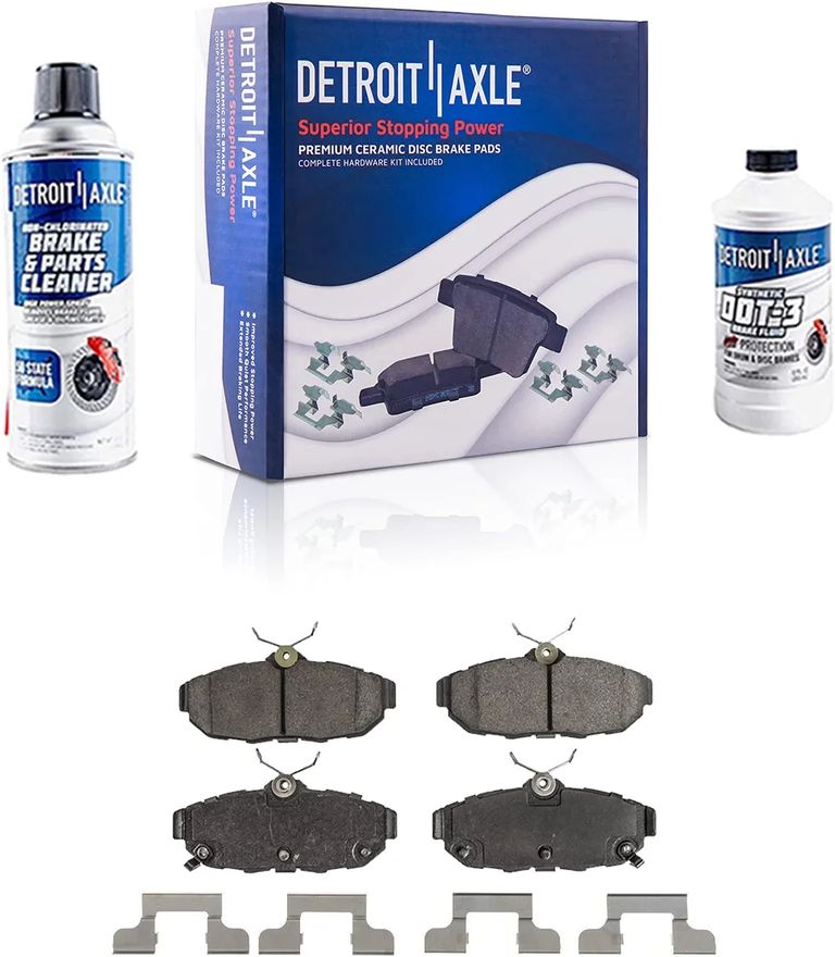 Rear Ceramic Brake Pad - P-1465 x2