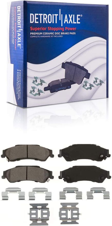 Rear Ceramic Brake Pads - P-729 x2