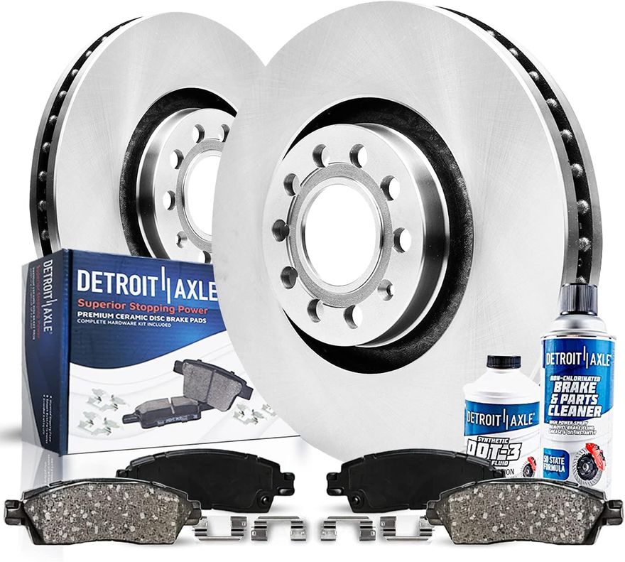 Main Image - Front Disc Rotors Brake Pads