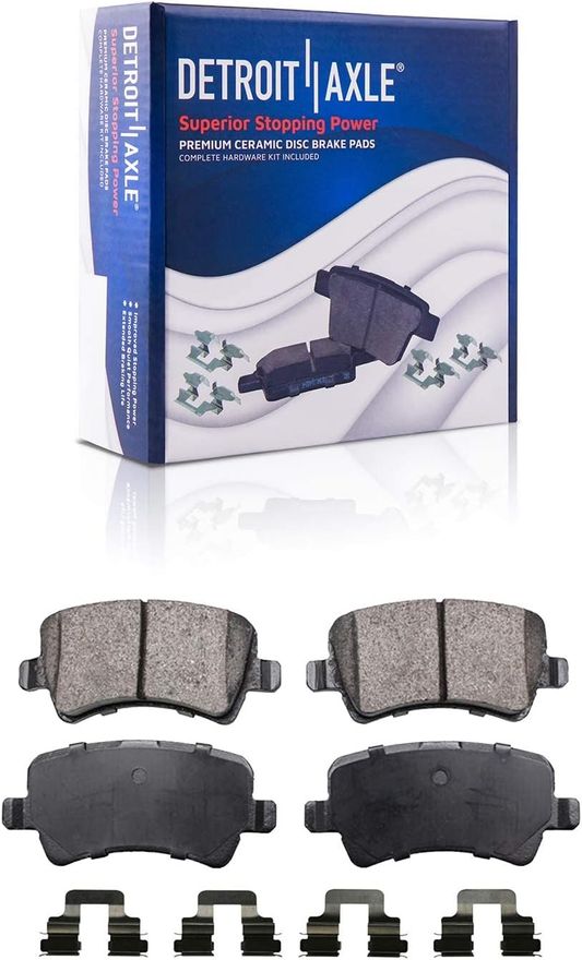 Rear Ceramic Brake Pad - P-1307 x2