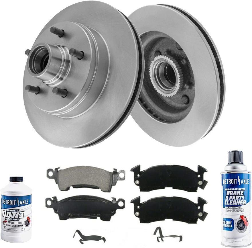 Main Image - Front Disc Rotors Brake Pads