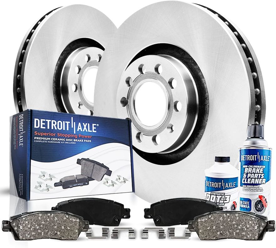 Main Image - Front Disc Rotors Brake Pads