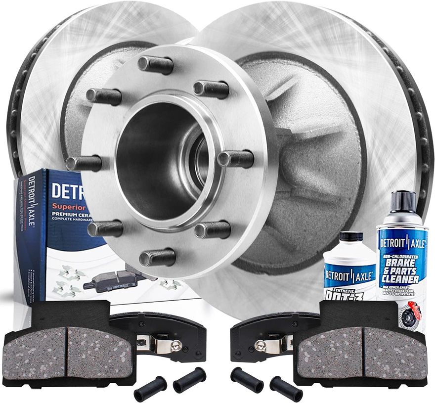 Main Image - Front Disc Rotors Brake Pads