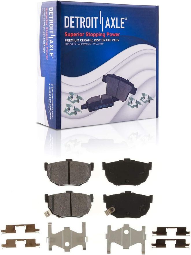 Rear Ceramic Brake Pads - P-323 x2