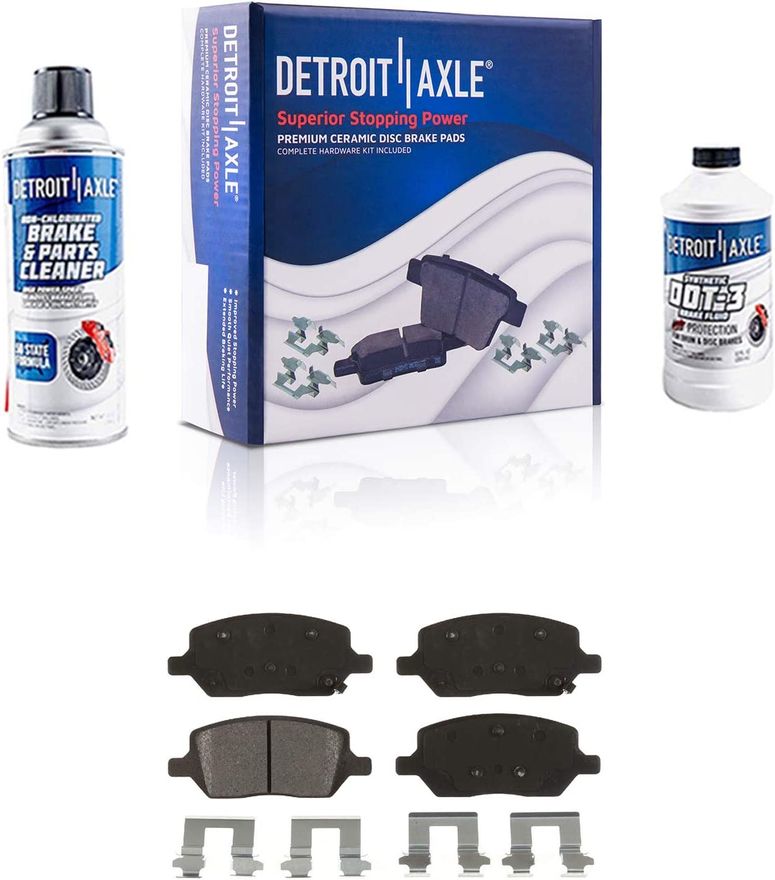 Rear Ceramic Brake Pad - P-1093 x2