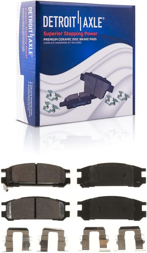 Rear Ceramic Brake Pads - P-471 x2