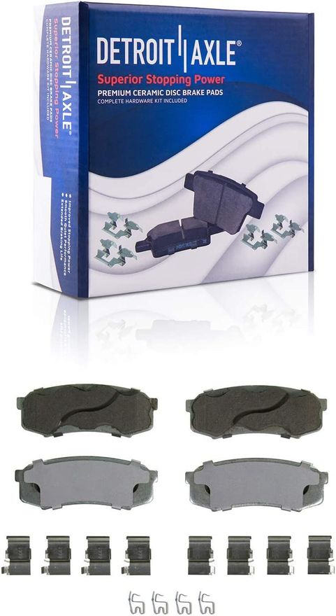 Rear Ceramic Brake Pad - P-606 x2