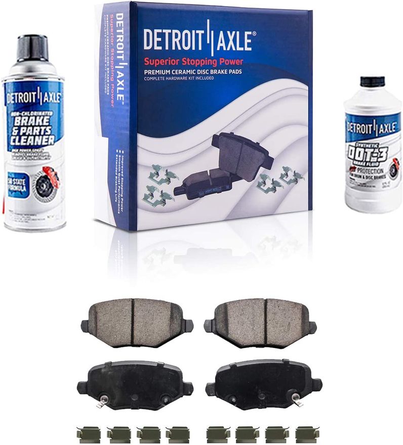 Rear Ceramic Brake Pad - P-1719 x2