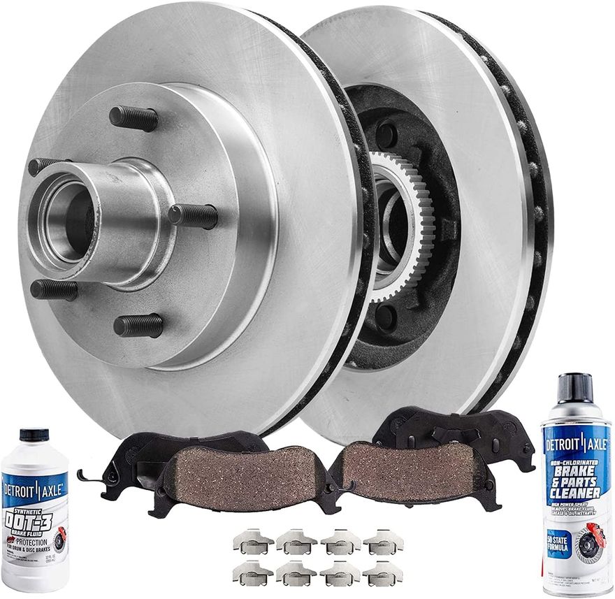 Main Image - Front Disc Rotors Brake Pads